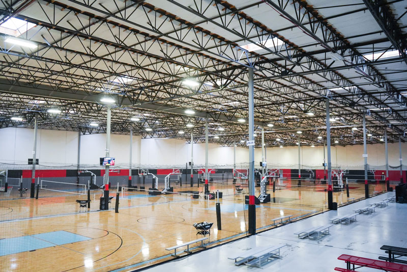 Pipeline Volleyball court