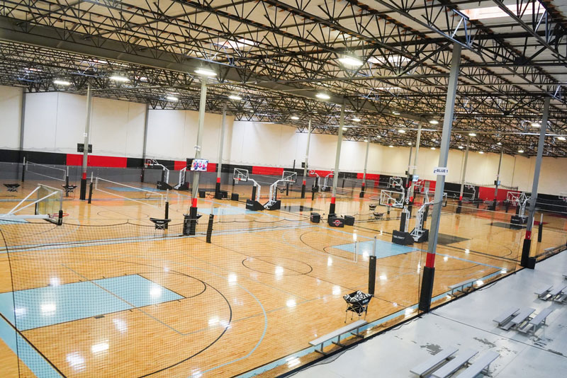 Pipeline Volleyball court
