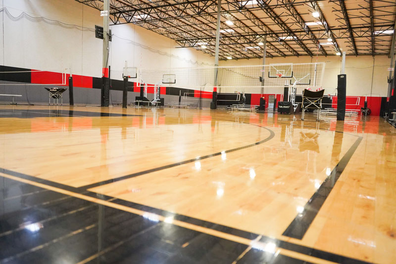 Pipeline Volleyball court