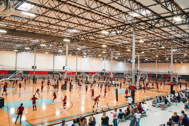 Pipeline Volleyball court