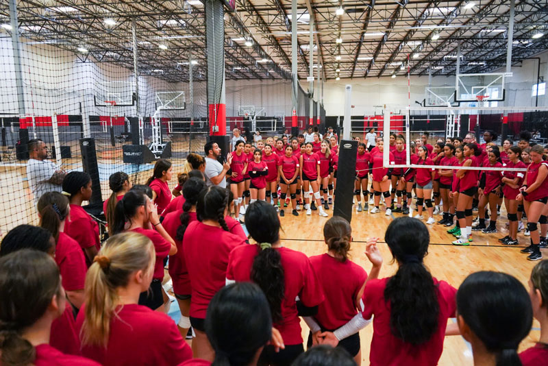 Pipeline Volleyball court