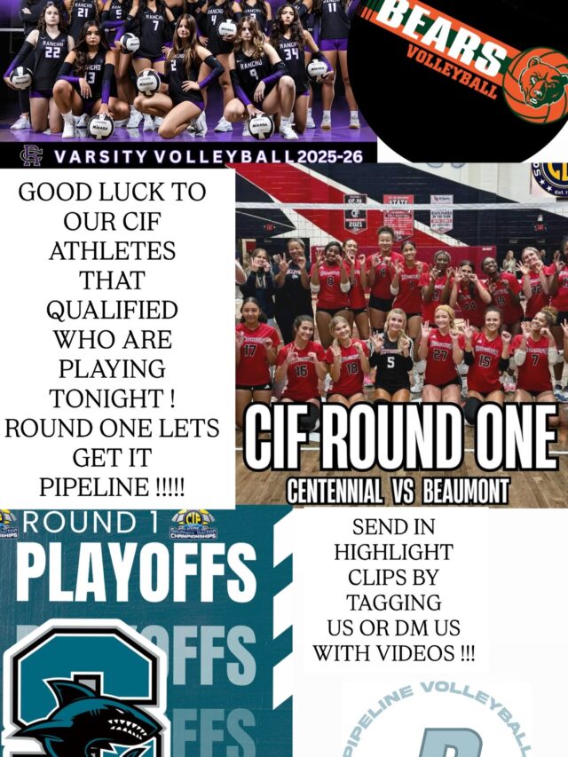 CIF Round 1 starts tonight 6pm!!! #pipeline #allin #cif #volleyball