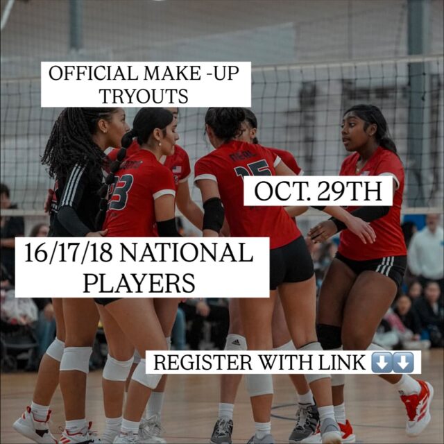 Last call for our final make up try outs!! We are looking for 16, 17, and 18s national players! Come join our Pipeline family! Dm us with any questions! Hope to see you there! Copy the link below to go directly to the registration! #pipeline #work #allin  https://pipelinevolleyball.leagueapps.com/registration/init?bid=4563838&redirectToGroupAccReg=true