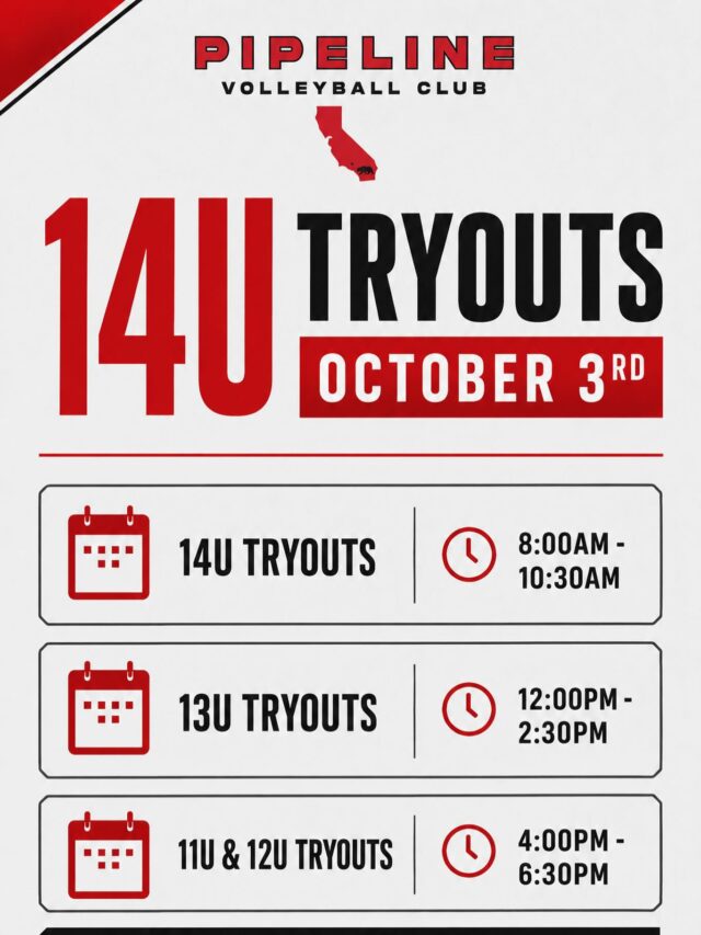 MARK YOUR CALENDARS because 14u tryouts are right around the corner🏐✨
click the Iink in our b!o to make sure you register❣️

#explorepage✨ #volleyball #clubvolleyball #volleyballtryouts