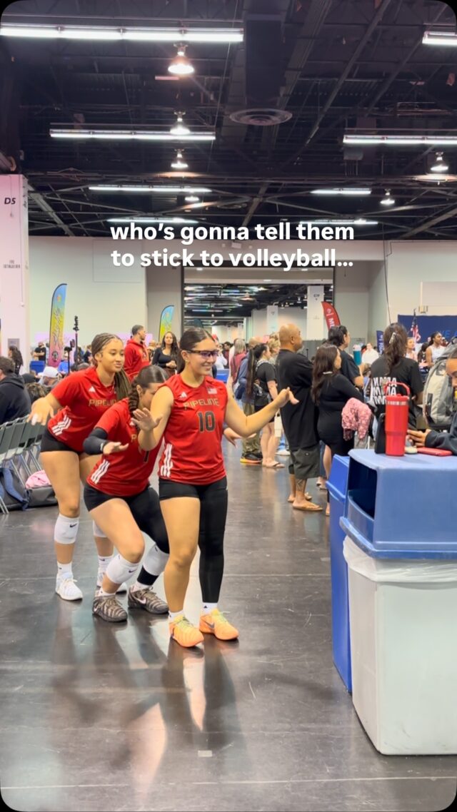 everyone tag their tiktok dance tournament partners #tiktok #work #allin #pipeline #volleyball