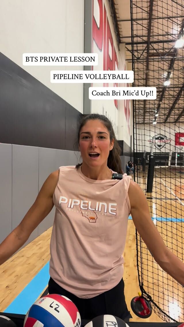 Setter tips with Coach Bri!! We love to see our athletes putting in extra reps with our coaches! #pipeline #work #allin🇺🇸 #volleyball Who do you guys want to see coach a private lesson next??